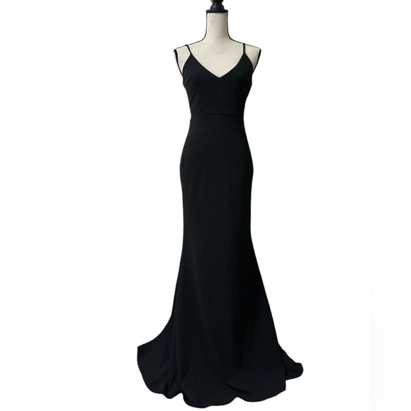 Lulus Infinite Glory Maxi Dress in Black Sz. Small - Picture 6 of 12